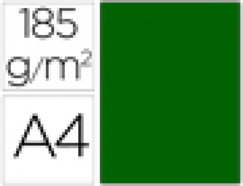 Cartolina guarro din a4 verde bilhar 185 gr pack de 50 folhas , Guarro , 54754 , 3148954222684